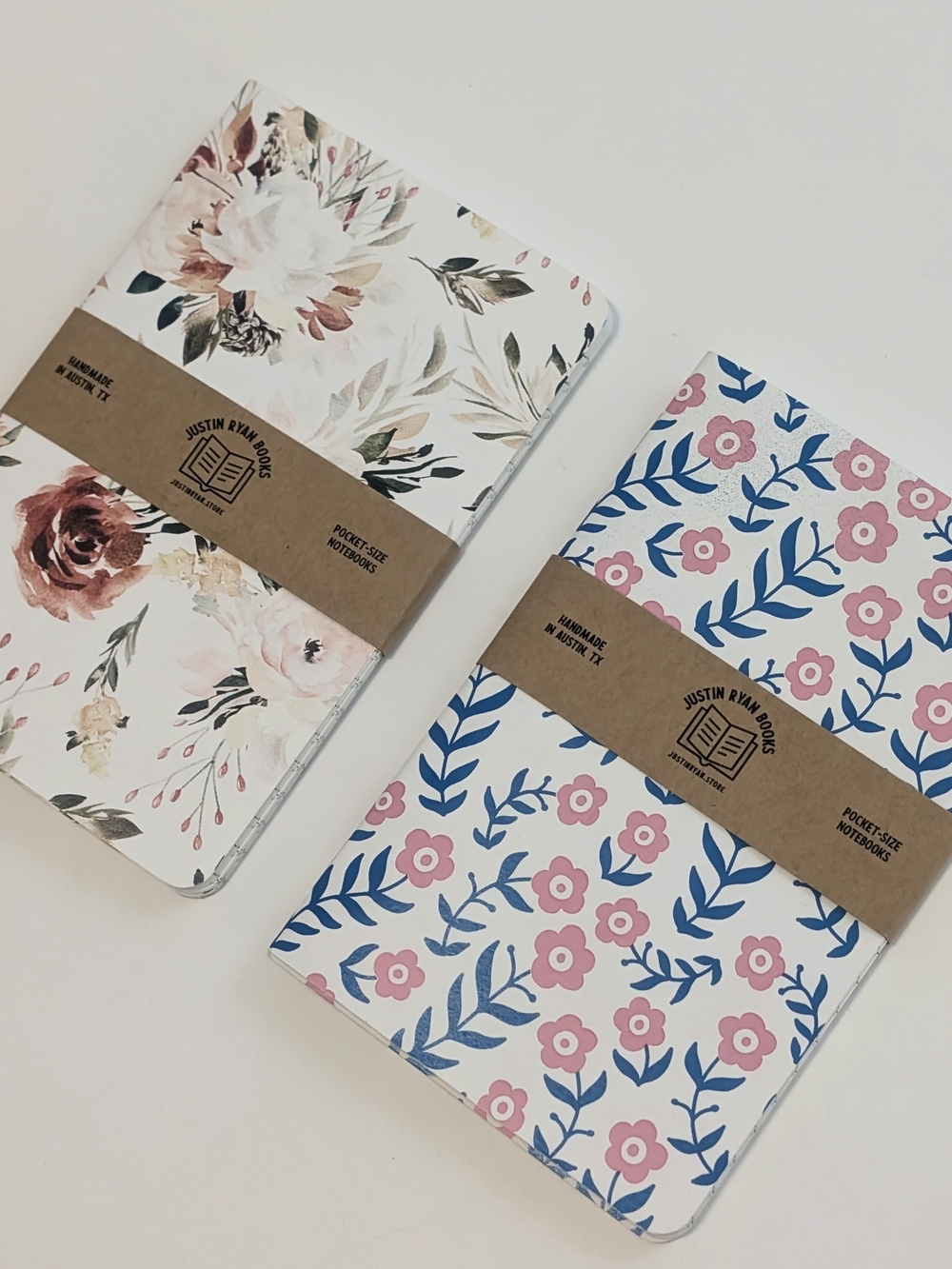 NEW Justin Ryan Lined Pocket Notebooks Set Of 2